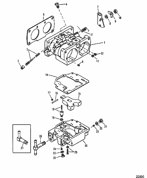 Order MERCURY 8116912 Repair Kit, Carburetor