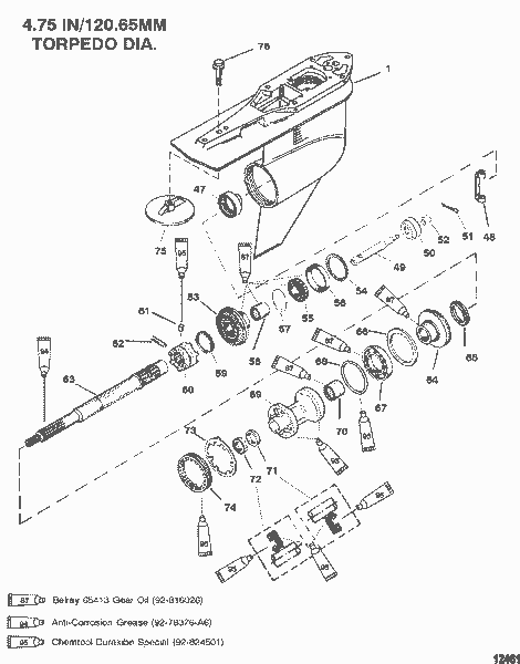 Order MERCURY 828356 Pin, Detent