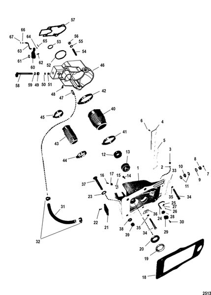 Order MERCURY _ 34763 _ Screw, Inhibitor Plate To Gimbal Housing (3/4")