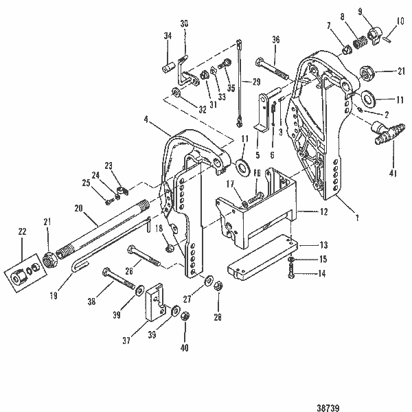 Order MERCURY 35000 Nut, (.500-20) Stainless Steel