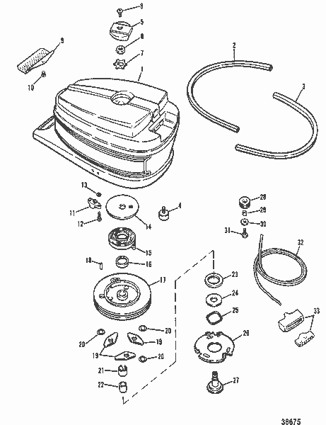 Order MERCURY 35559 Washer, Sheave Shaft Retainer