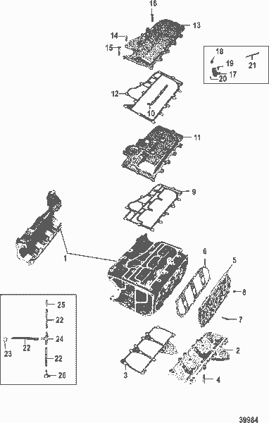 Order MERCURY 38837 Screw, (.312-18 X 1.12), Transfer Cover