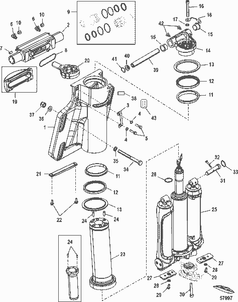 Order MERCURY 40107 20 Screw, (M8 X 20)