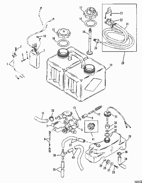 Order MERCURY 41429A2 Bearing Assembly, Drive Gear