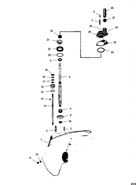 Order MERCURY _ 56298 _ Stud-Gear Housing To Drive Shaft Housing (1-31/32 In.)