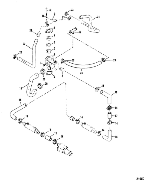 Order MERCURY _ 60410 _ Screw, (.375-16 X 4.250)