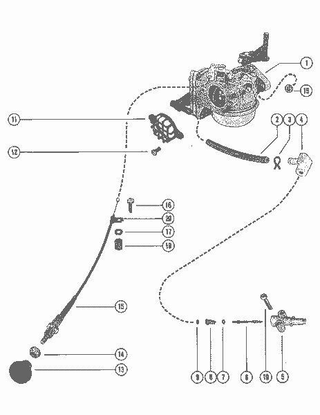 Order MERCURY 690201 Screw,Choke Cable To Carburetor