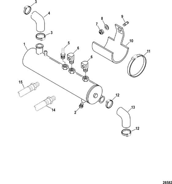Order MERCURY _ 70834 _ Connector, (.375-18) Straight - Brass