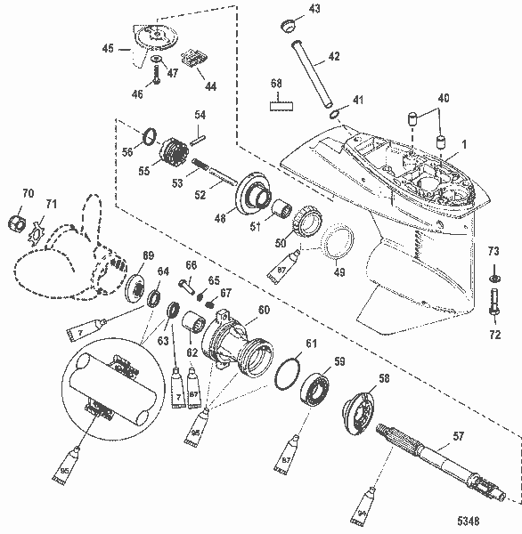 Order MERCURY 822773 1 Insert, Threaded