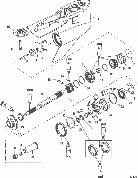 Order MERCURY 85344 Washer, (.750 Inside Diameter)