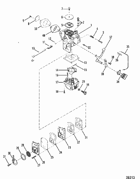 Order MERCURY 88004 Gasket, Carburetor