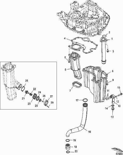 Order MERCURY 888593 Seal, Drain Plug