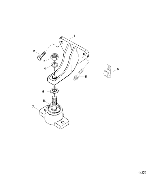 Order MERCURY _ 79550A1 _ Bracket, Mounting