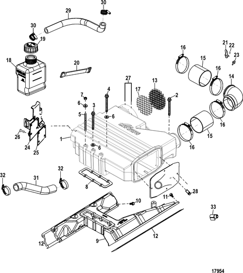 Order MERCURY _ 808023T _ Strap, Bracket