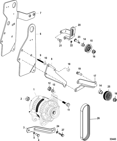 Order MERCURY _ 865444T _ Pulley, (3.50 Inch Diameter)