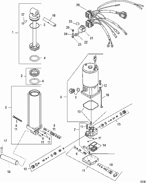 Order MERCURY 826802T16 Harness Assembly, Trim