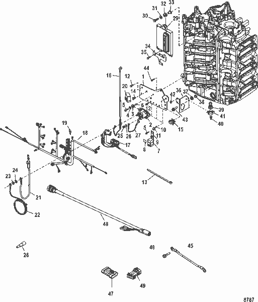 Order MERCURY 896542T01 Harness Assembly, Adaptor (Use Where Applicable)