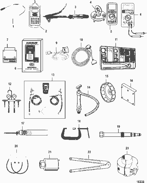 Order MERCURY 881204003 Technical Manual, Digital Terminal Reference