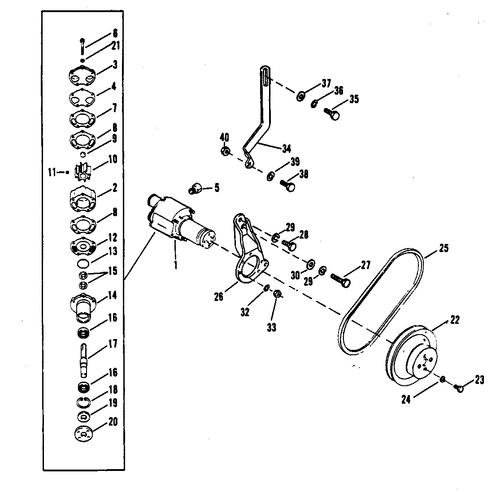 Order MERCURY _ 15295T _ Bracket-Water Pump (Stamped)