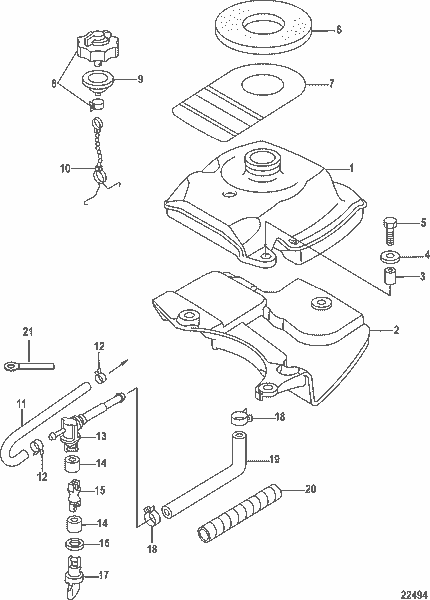Order MERCURY 16243 Knob