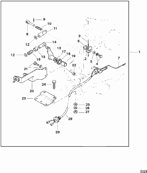 Order MERCURY 16847 Lever, Throttle