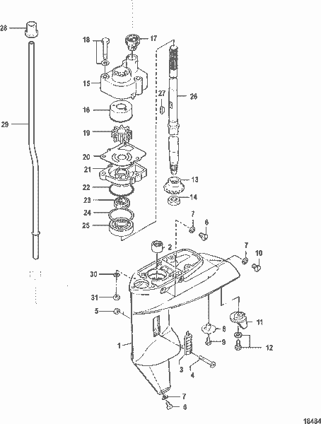 Order MERCURY 17635 Screw
