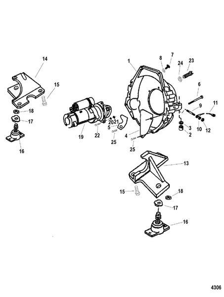 Order MERCURY _ 4010830 _ Screw, (M10 X 15) Hex Flange - Stainless Steel