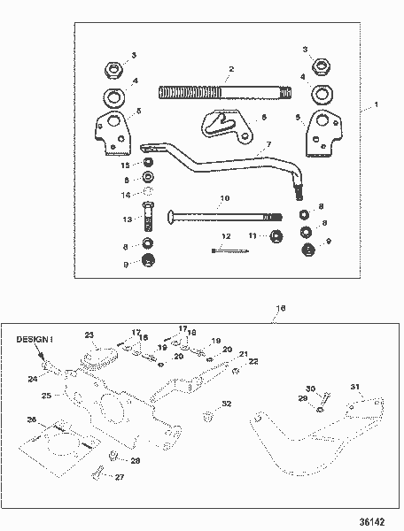 Order MERCURY 42100 Tab Washer