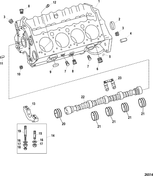 Order MERCURY _ 52190 _ Pin, Dowel - Cylinder Head