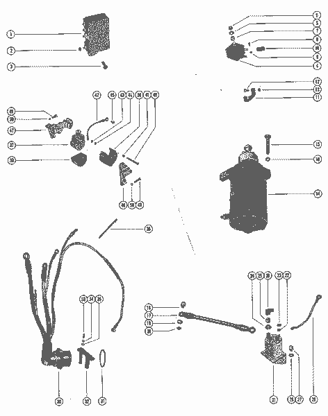 Order MERCURY 60871A10 Wire Assembly, Coil To Switch Box (Black)