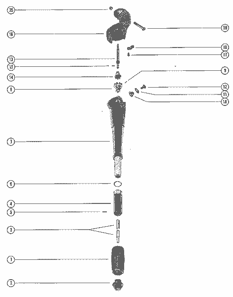 Order MERCURY 64074 Screw, Steering Handle To Arm Bracket (5/8")