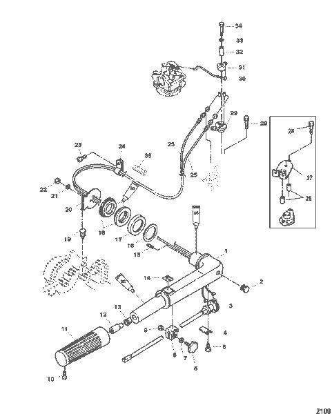 Order MERCURY 803574 Rod, Throttle