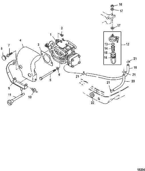 Order MERCURY 803696 Lever, Choke