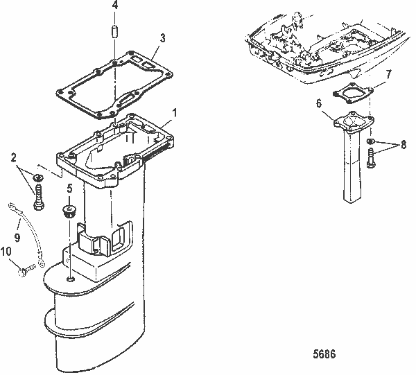 Order MERCURY 803727 1 Pipe, Exhaust