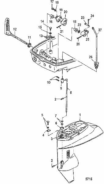 Order MERCURY 803763 Lever, Shift