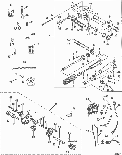 Order MERCURY 803768002 Shift Detent