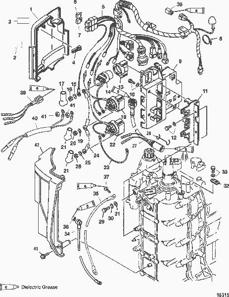 Order MERCURY 8042903 Harness Assembly