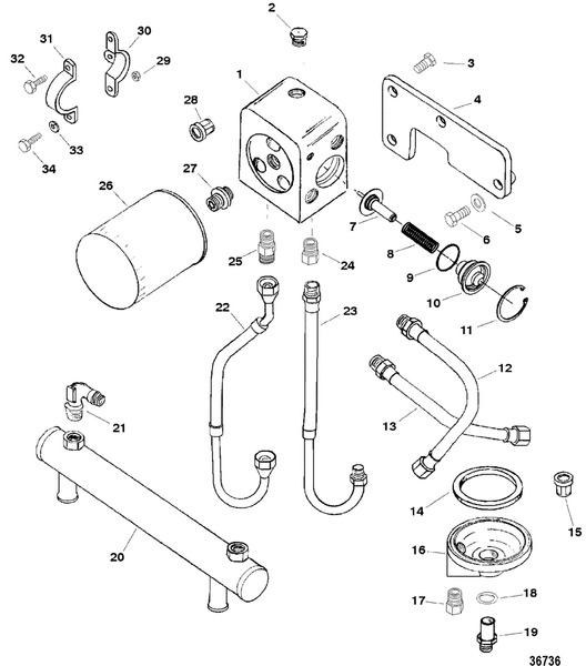 Order MERCURY _ 807211 _ Valve, Relief, By Pass