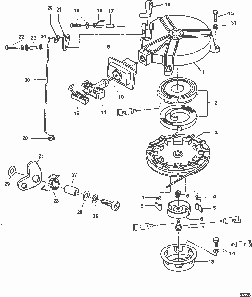 Order MERCURY 810755 Screw