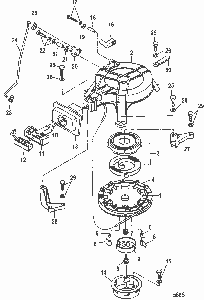 Order MERCURY 812634 Spring, Return