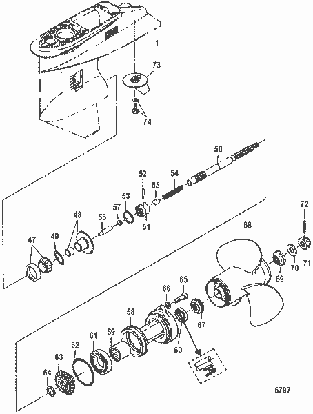 Order MERCURY 812645 6 Spring