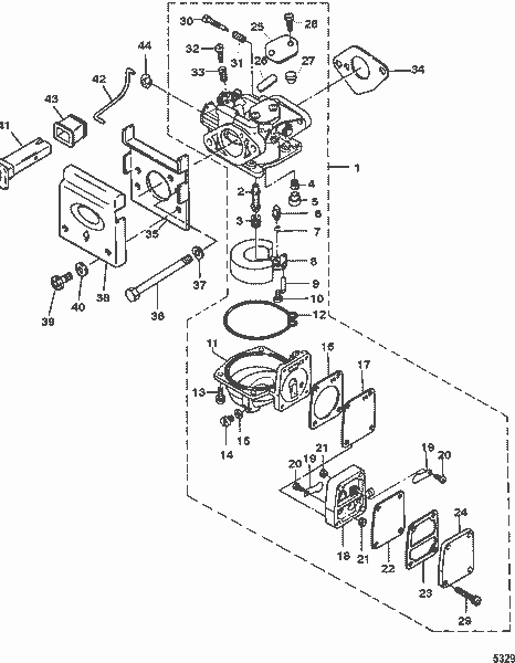 Order MERCURY 812650 Main Nozzle