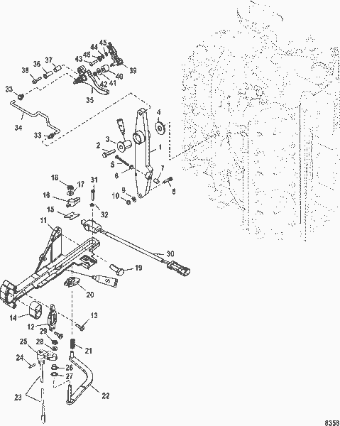 Order MERCURY 818934 40 Screw, (M8 X 40)