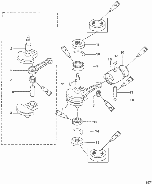 Order MERCURY 822894 Ball Bearing