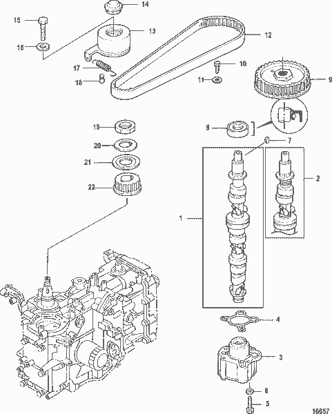 Order MERCURY 834973001 Gear, Driven