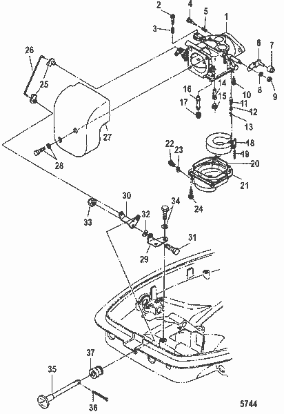 Order MERCURY 853709 3 Bushing