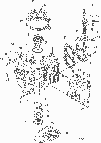Order MERCURY 853711 Guide Plate