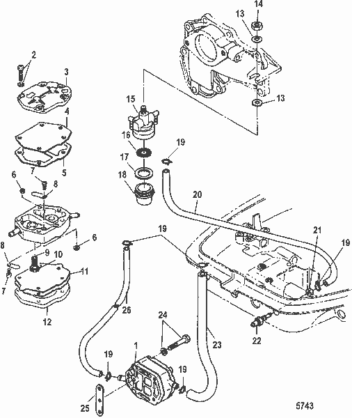 Order MERCURY 853731 1 Diaphragm Set