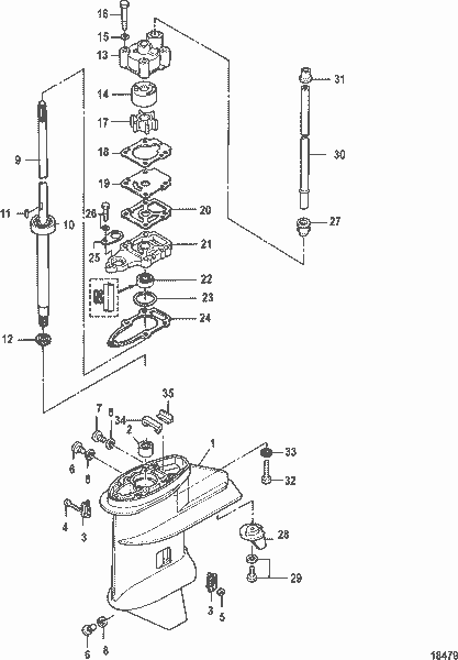 Order MERCURY 853792T11 Repair Kit, Water Pump - Chrome