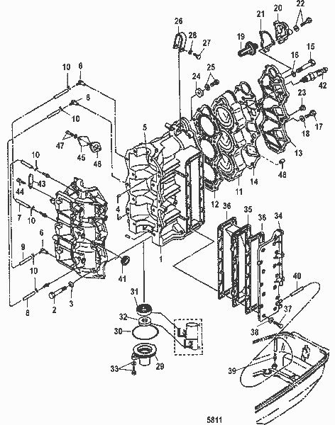 Order MERCURY 855551 Grommet (Electric)